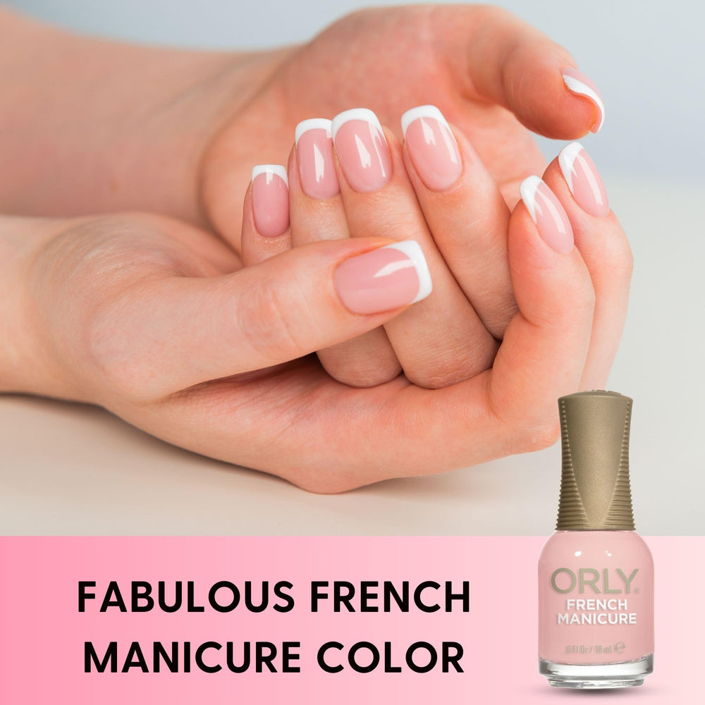 Orly French Manicure Colour Nail Lacquer, Rose-Colored Glasses, 18 ml