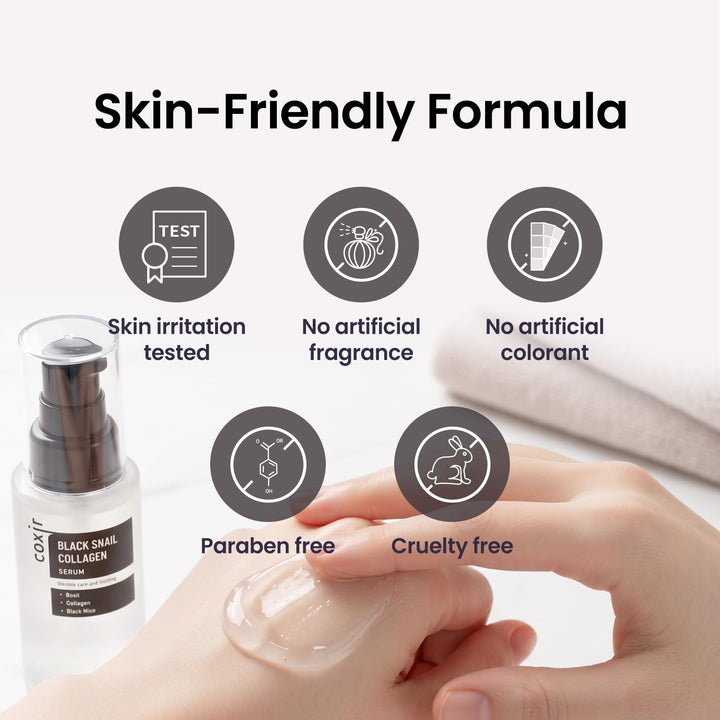 Coxir Black Snail Collagen Serum, 50 ml