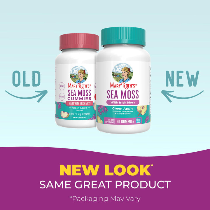 MARYRUTH'S Sea Moss Gummies, Sugar Free, 60 Count