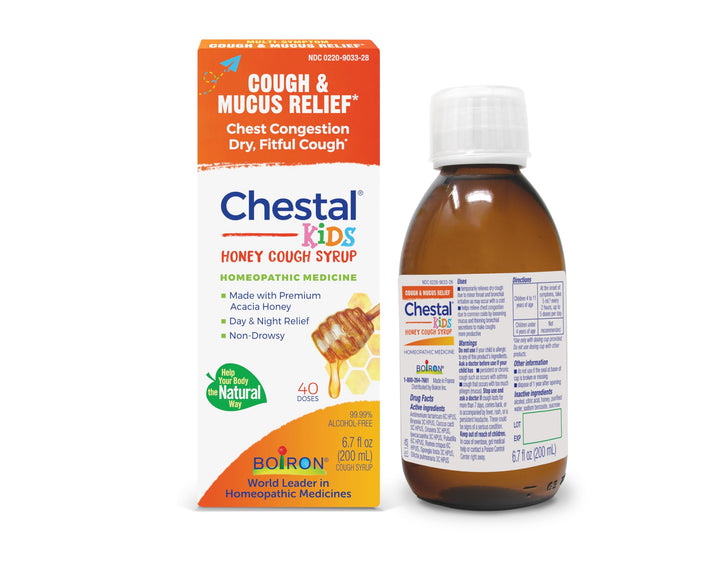 Boiron Chestal Honey Children's Cough Syrup, 6.7 fl oz