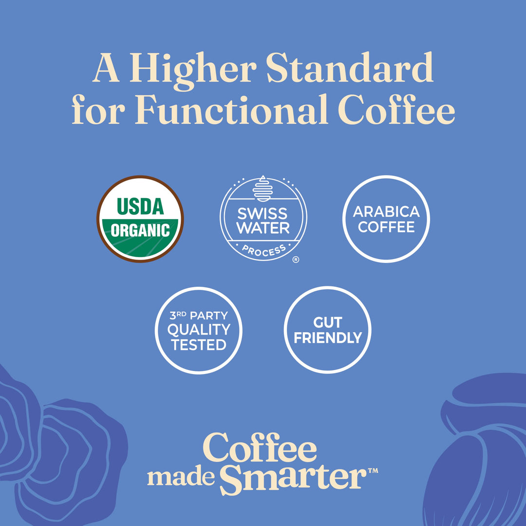 Four Sigmatic Organic Balance Adaptogen Ground Coffee, Medium Roast, 12 oz