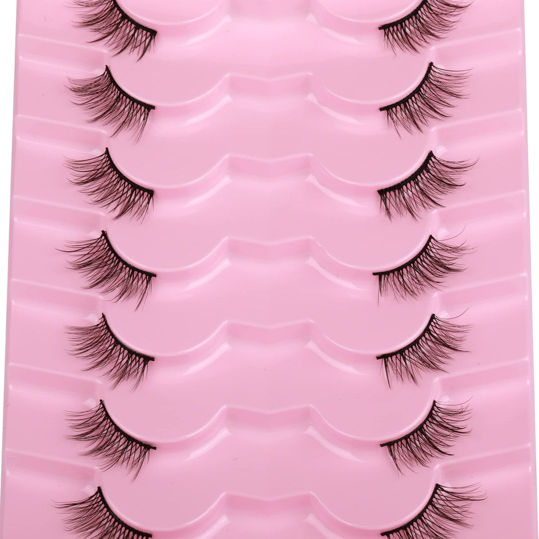 ALICE Fake Eyelashes Cat Eye, 7 Pairs