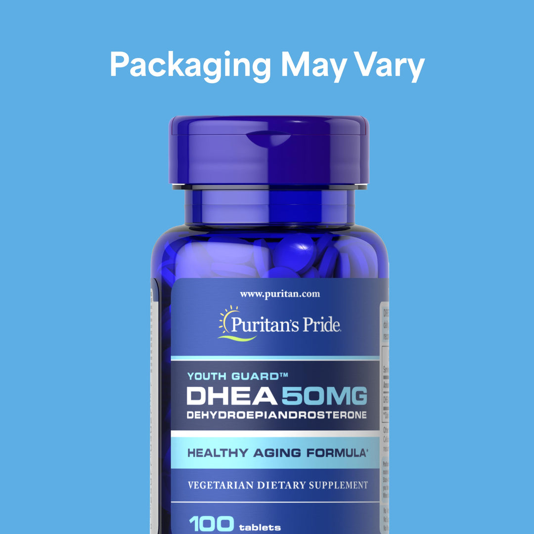Puritan's Pride Youth Guard DHEA, 50 mg, 100 Count