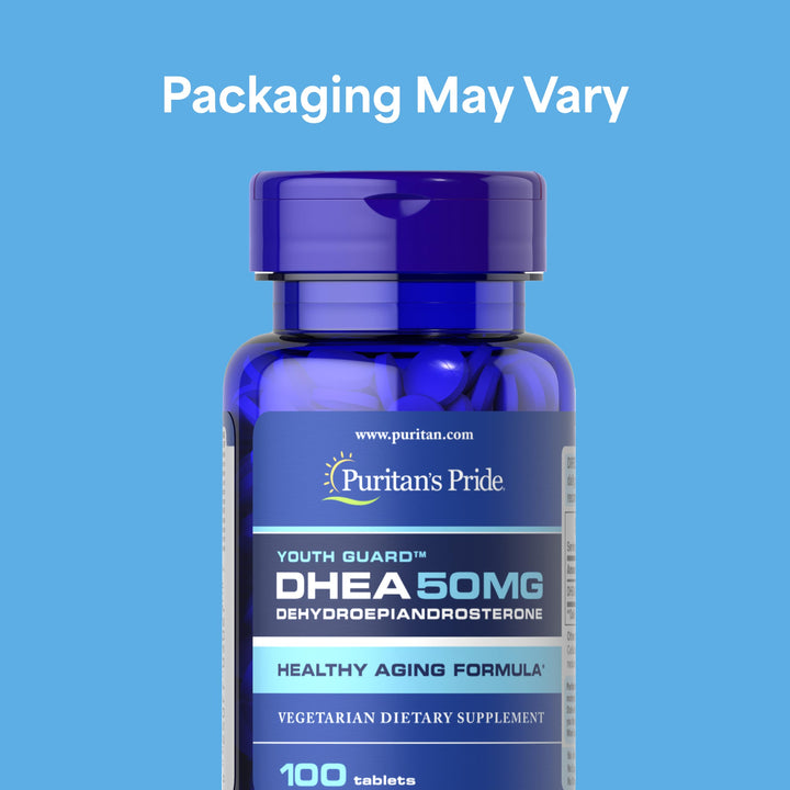 Puritan's Pride Youth Guard DHEA, 50 mg, 100 Count