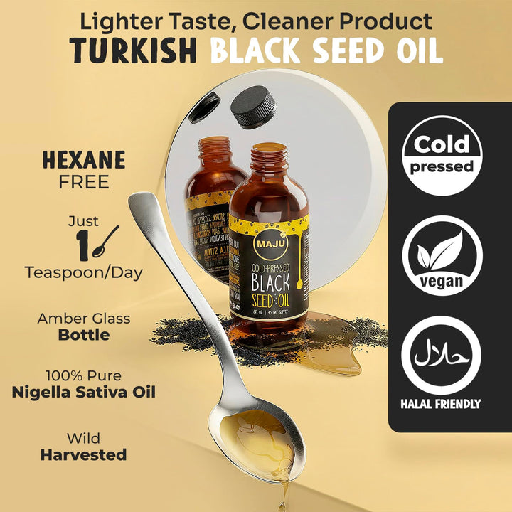 Maju Superfoods Black Seed Oil, 8 oz