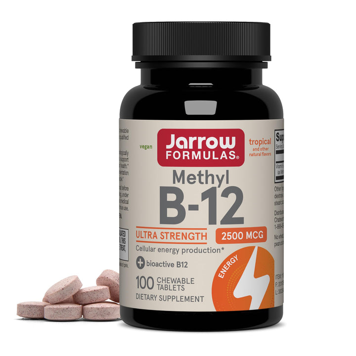 Jarrow Formulas Methyl Vitamin B-12, 2500 mcg, 100 Count