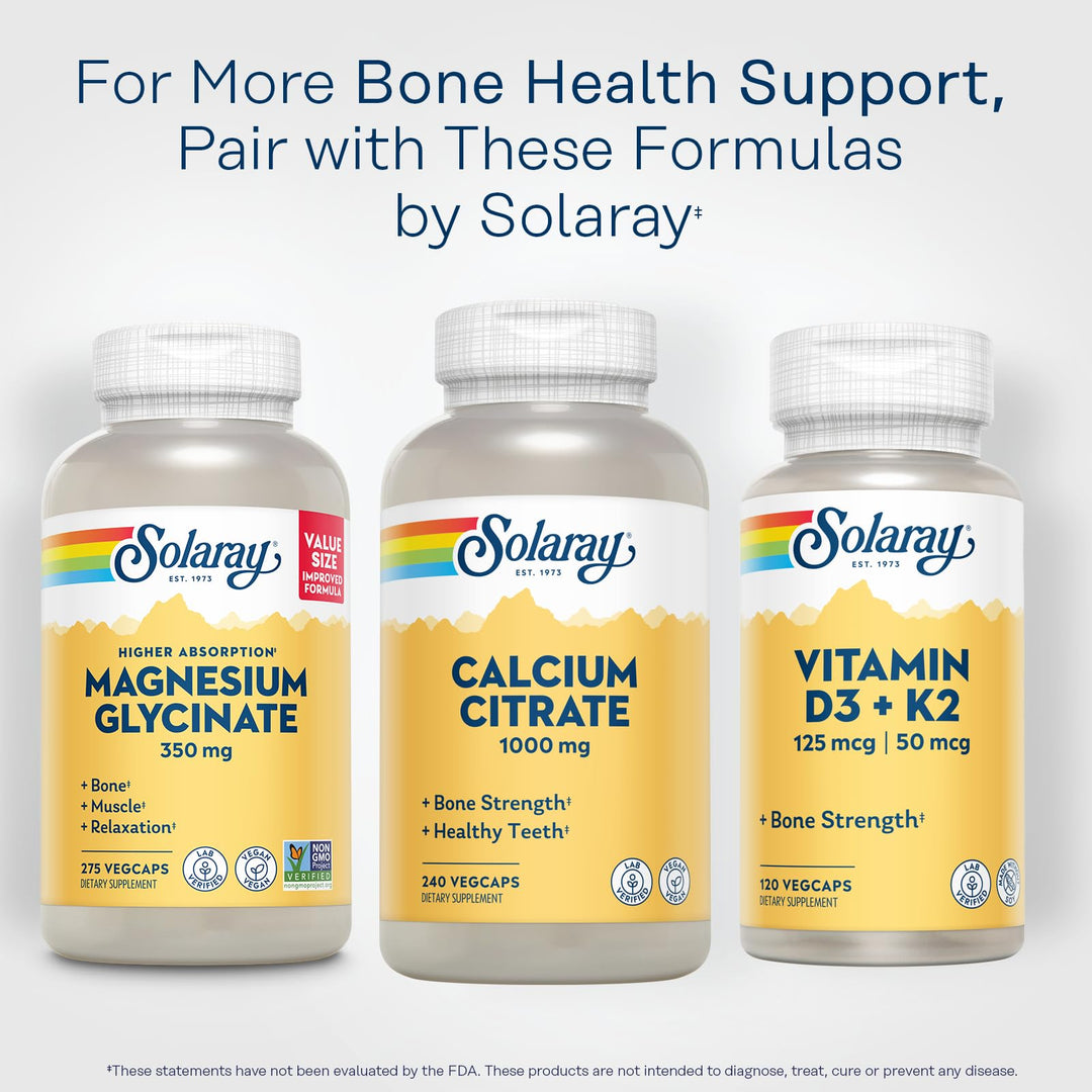 SOLARAY Calcium Citrate, 1000 mg, 275 Count