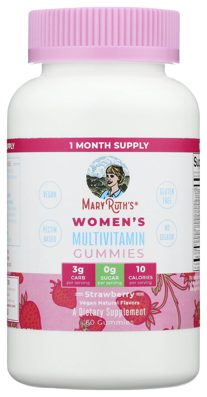 MARYRUTH'S Organics Women's Immune Support Multivitamin Gummies, 60 Count