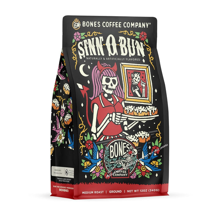 Bones Coffee Company Sinn-O-Bun Coffee, 12 oz
