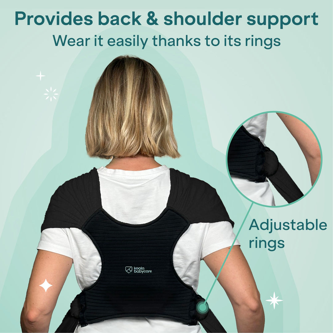 Koala Babycare Baby Carrier Wrap, One Size, 22 lb