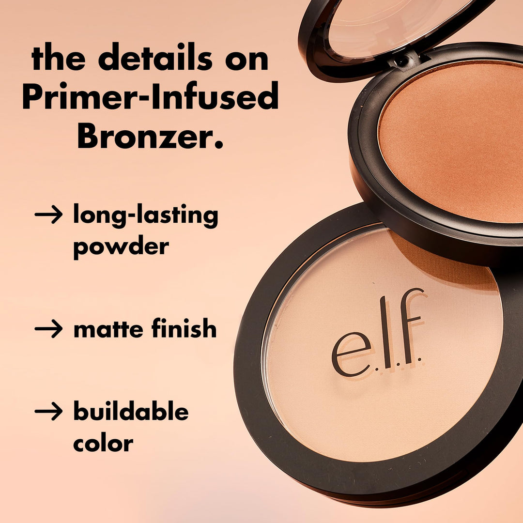 e.l.f. Primer-Infused Bronzer, Forever Sunkissed, 1 Count