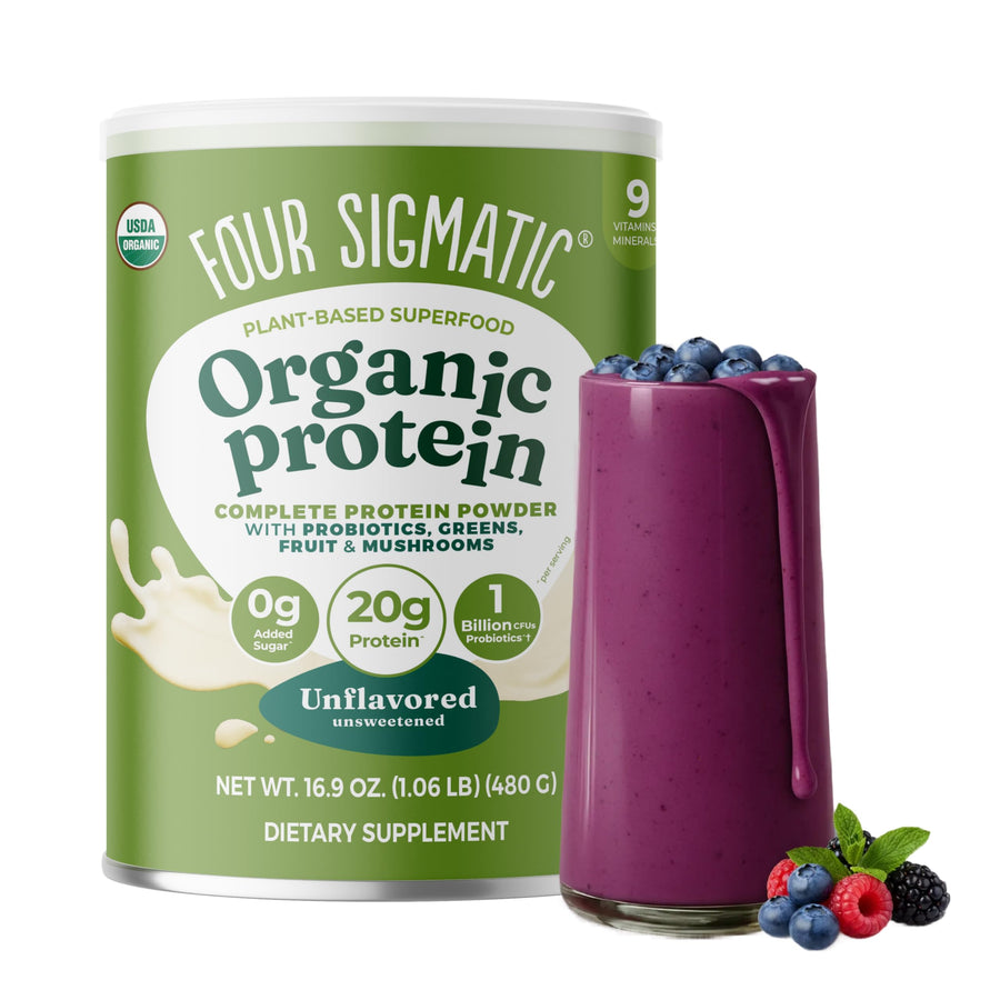 Four Sigmatic Superfood Protein, Unflavored, 16.7 oz