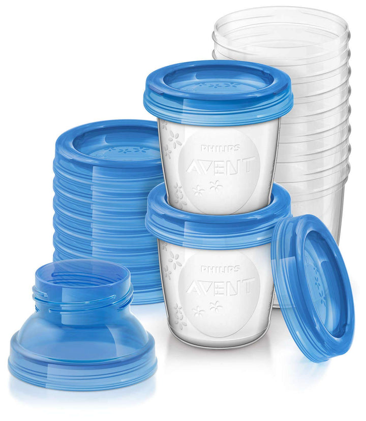 AVENT Reusable Breast Milk Storage Cups, 10 Count