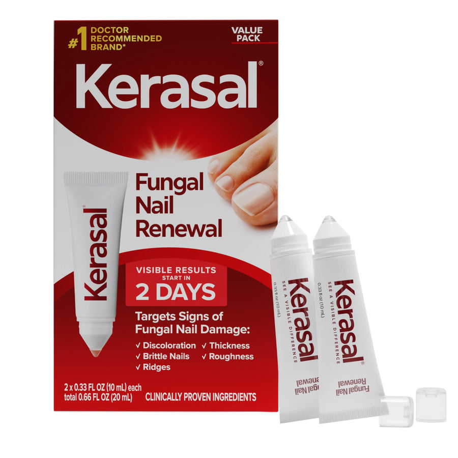 Kerasal Nail Fungus Treatment, Extra Strength, 0.33 fl oz, Pack of 2
