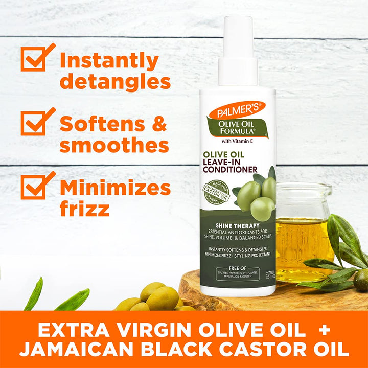 Palmer's Olive Oil Hair Shine Therapy Leave-In Conditioner Spray, 8.5 oz