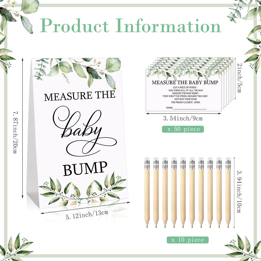 Fumete Baby Shower Measure Game, 65 Count