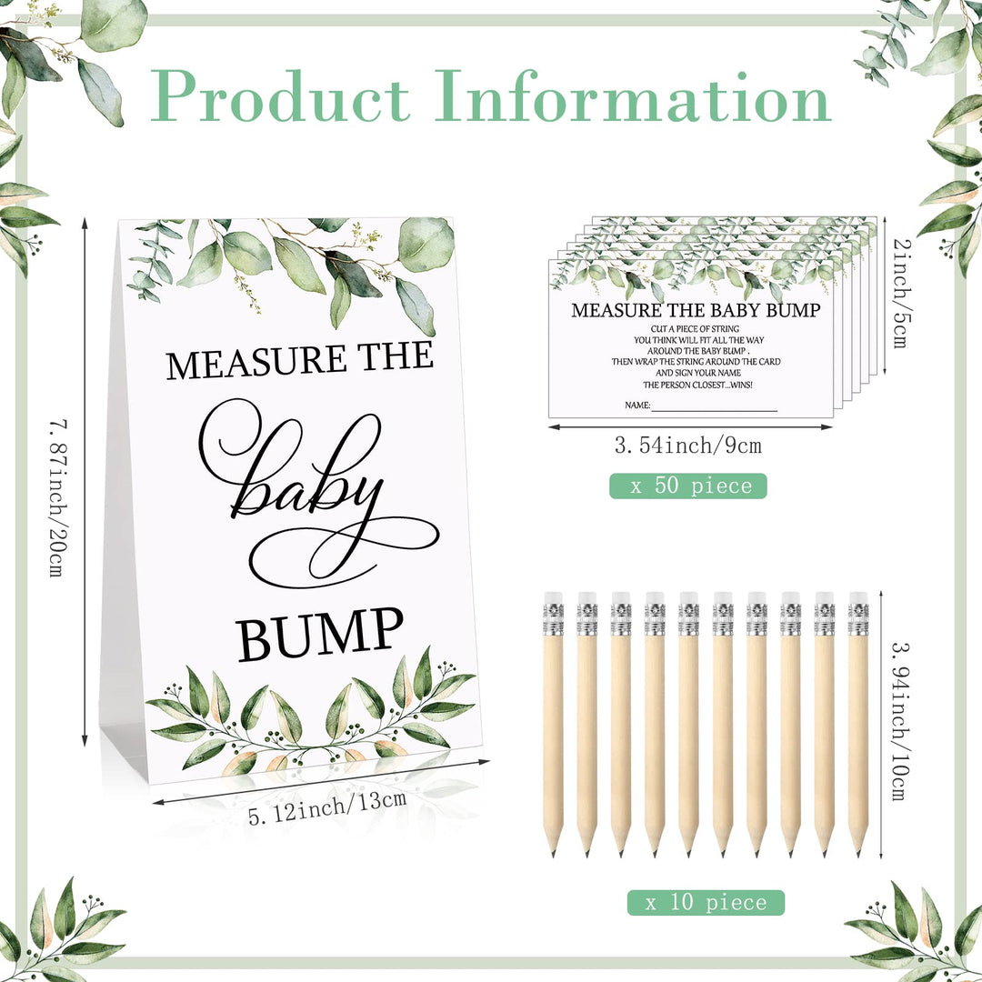Fumete Baby Shower Measure Game, 65 Count