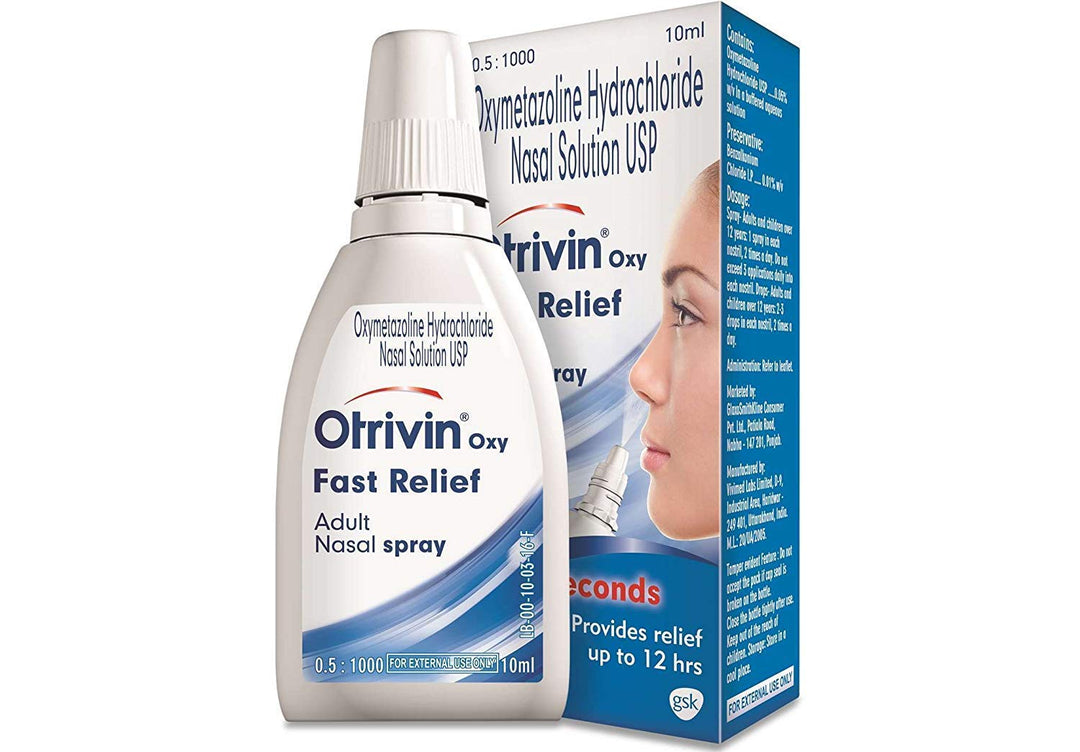 Otrivin Adult Nasal Spray, Pack of 3