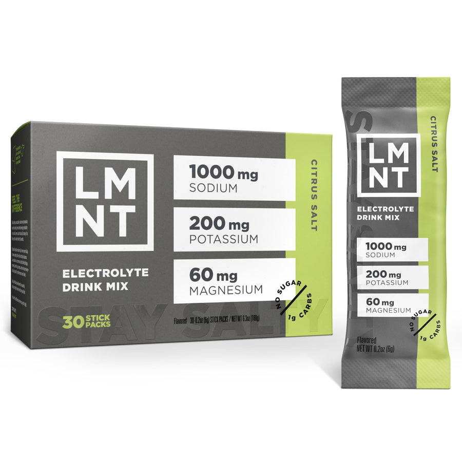 Drink LMNT Electrolytes, Citrus Salt, 30 Count