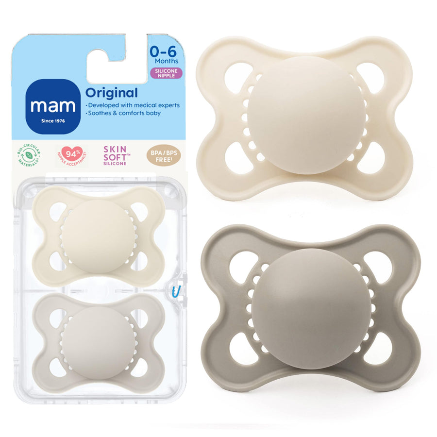 MAM Original Baby Pacifier, 0-6 Months, 2 Count