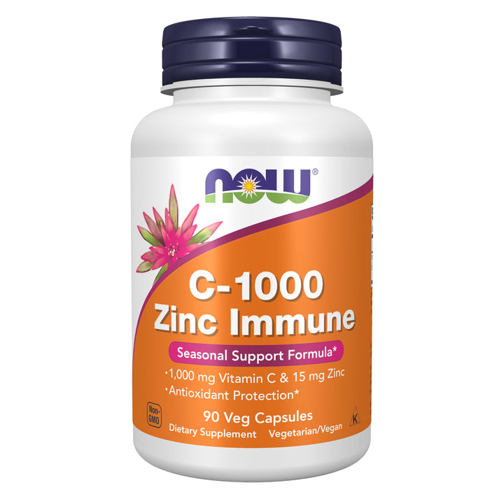 NOW C-1000 & Zinc Immune, 90 Count