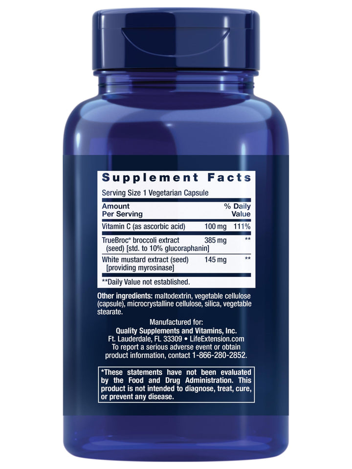 Life Extension Optimized Broccoli & Cruciferous Blend, 30 Count