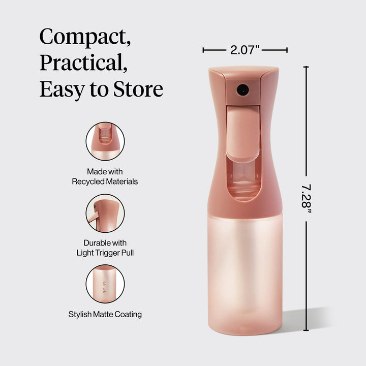 Kitsch Continuous Spray Bottle for Hair, Terracotta, 150 ml