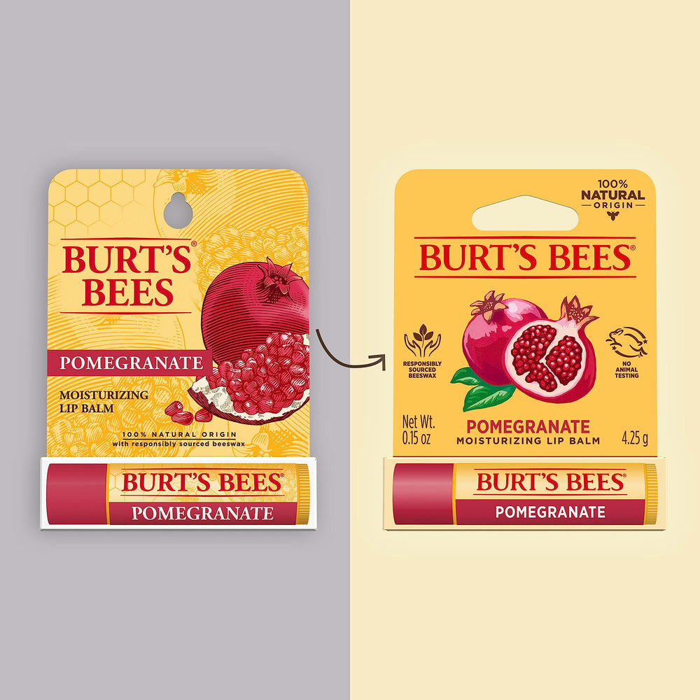 Burts Bees Moisturizing Lip Balm, Pomegranate