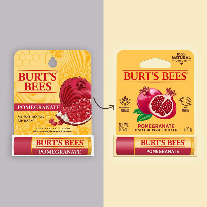 Burts Bees Moisturizing Lip Balm, Pomegranate