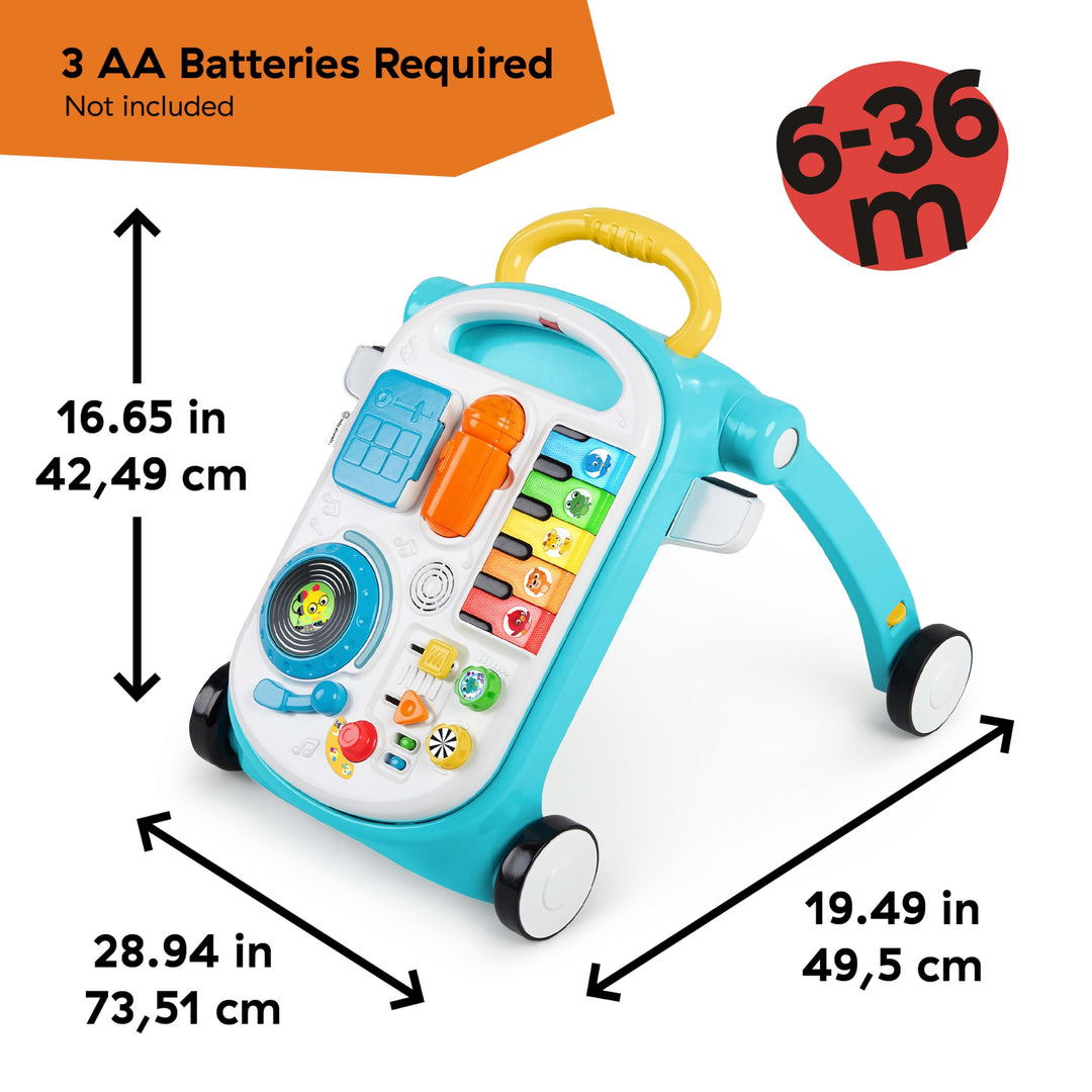 Baby Einstein Musical Mix N Roll 4 In 1 Push Walker, Activity Center, DJ Station