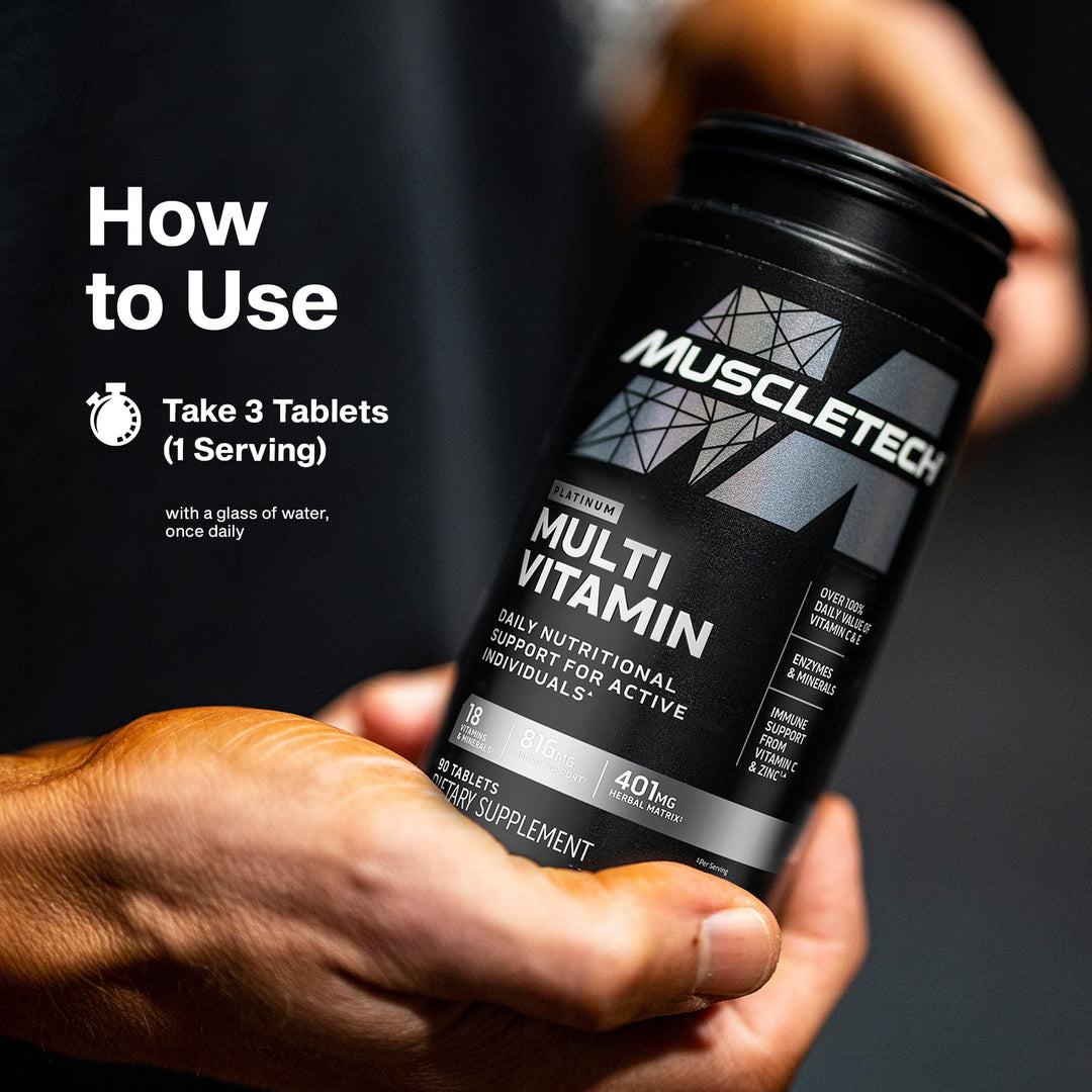 MuscleTech Essential Series Platinum Multivitamin, 90 Count
