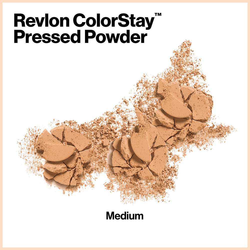 Revlon ColorStay Pressed Powder Face Makeup, 840 Medium, 0.3 oz