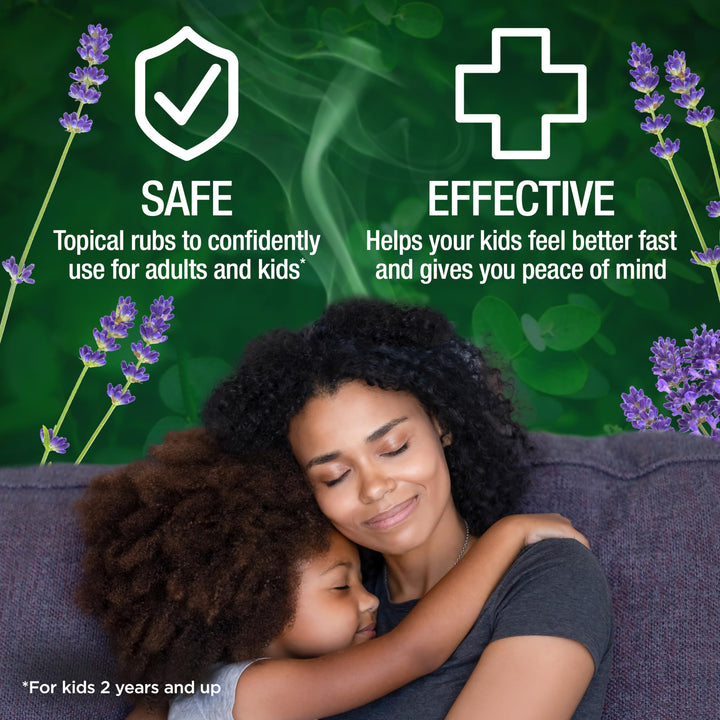 Mentholatum Nighttime Vaporizing Rub, Lavender, 1.76 oz