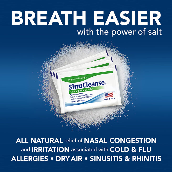 SinuCleanse Saline Packets, 100 Count