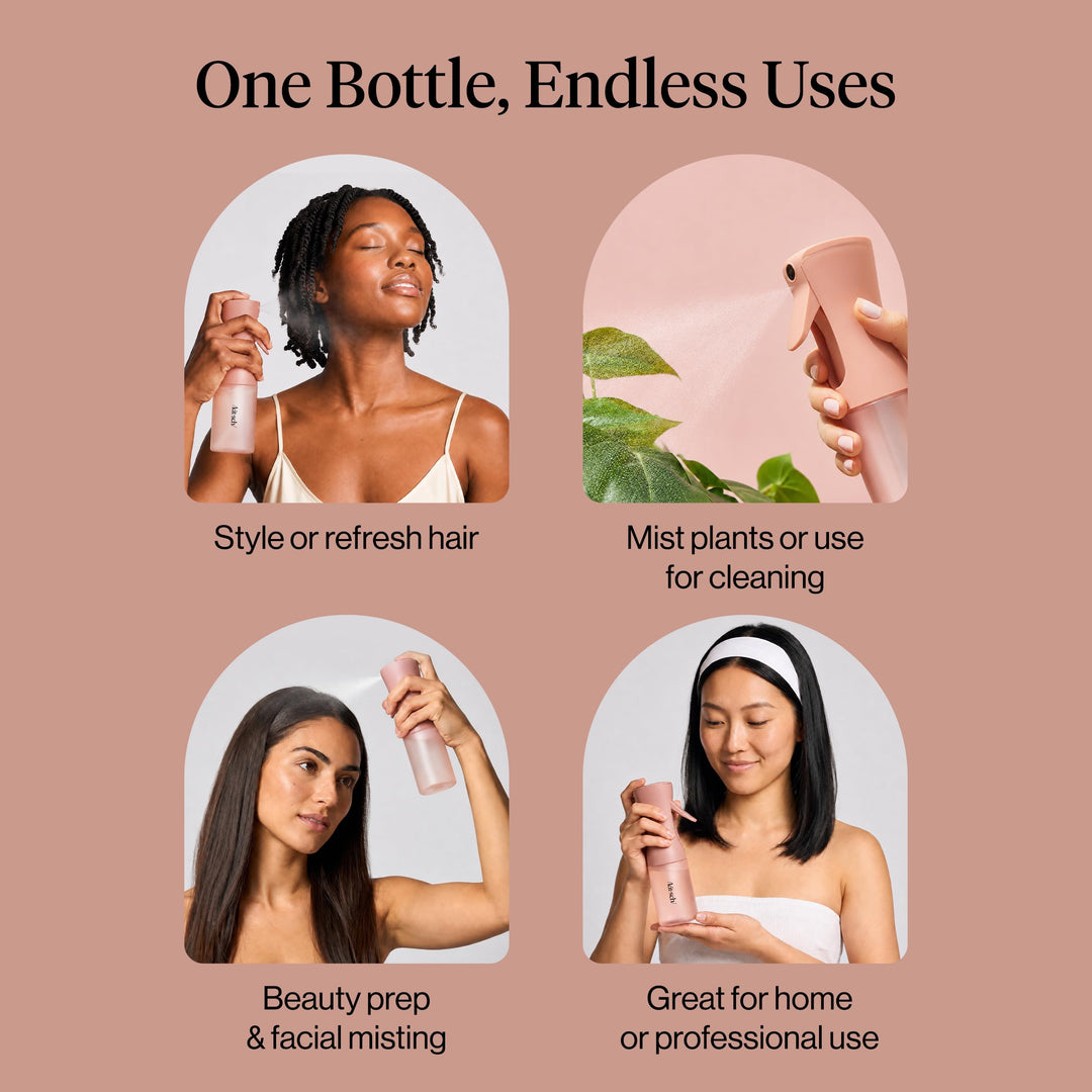 Kitsch Continuous Spray Bottle for Hair, Terracotta, 150 ml