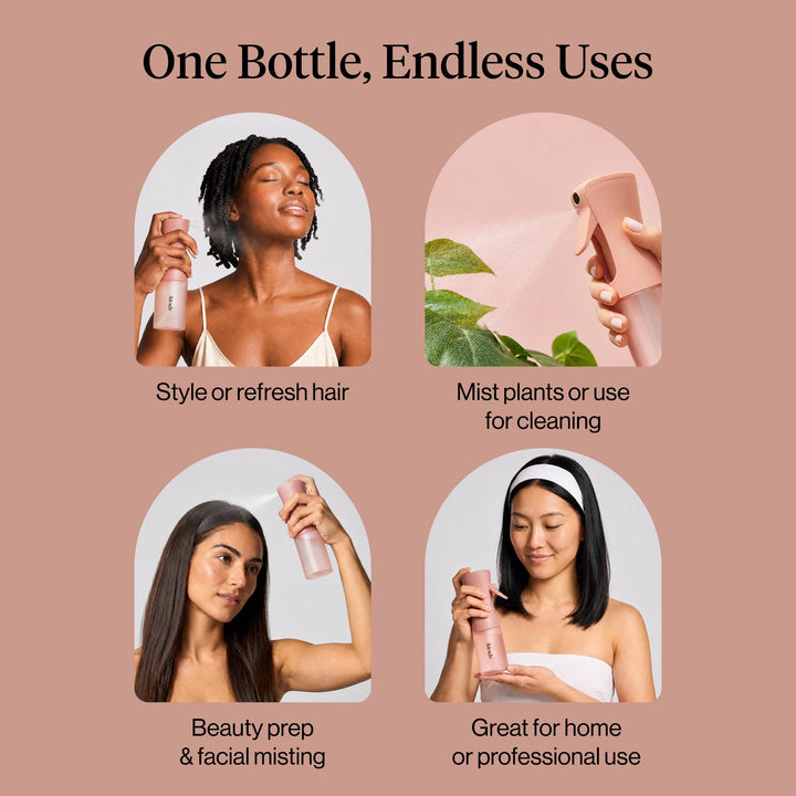Kitsch Continuous Spray Bottle for Hair, Terracotta, 150 ml