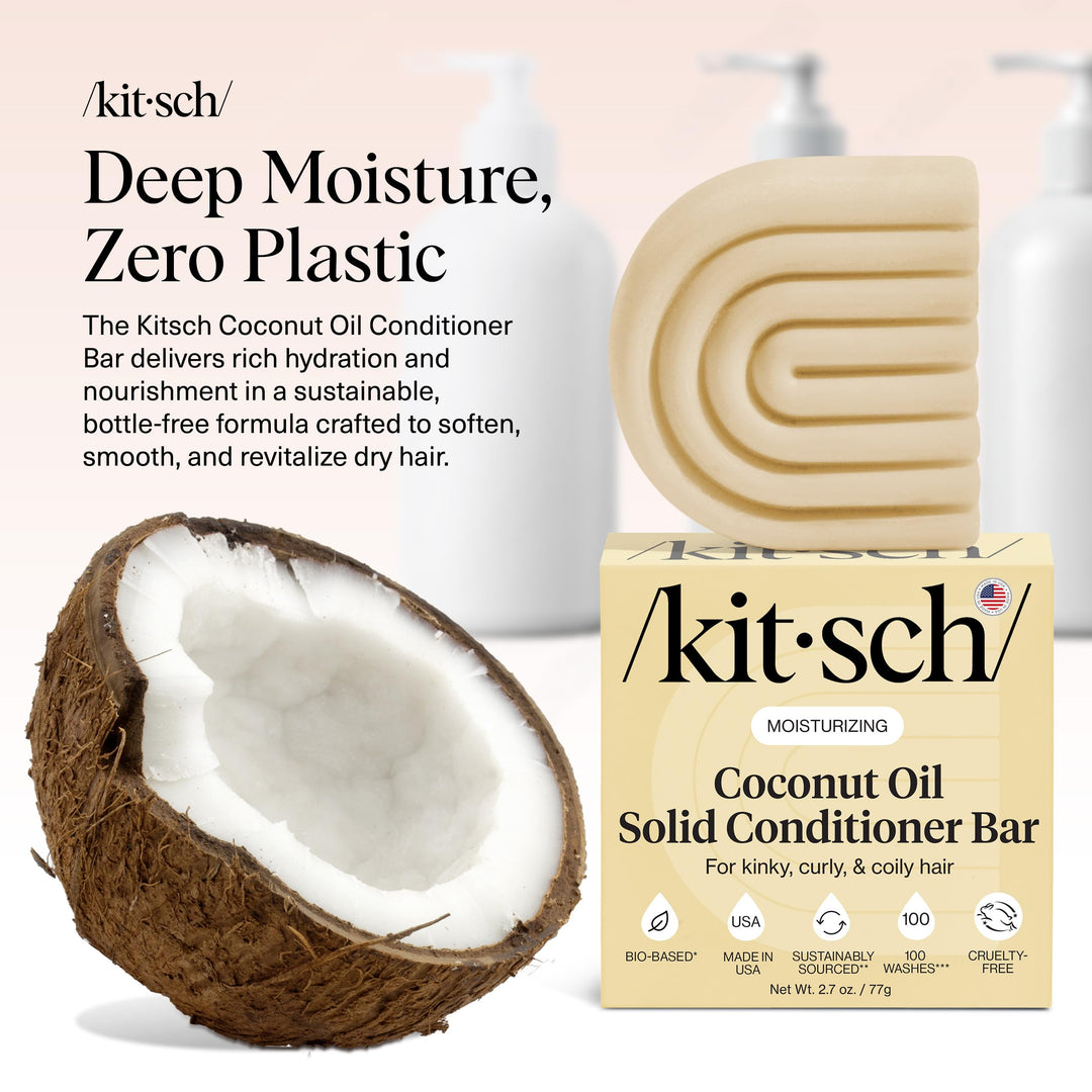 Kitsch Coconut Oil Deep-Moisturizing Conditioner Bar