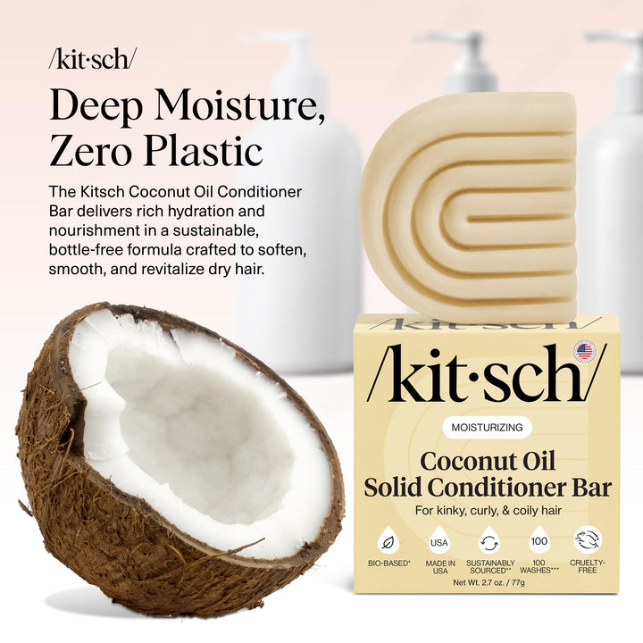 Kitsch Coconut Oil Deep-Moisturizing Conditioner Bar