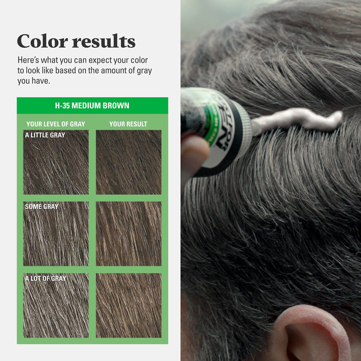 Just for Men Shampoo-In Color, Medium Brown H-35, 1 Count