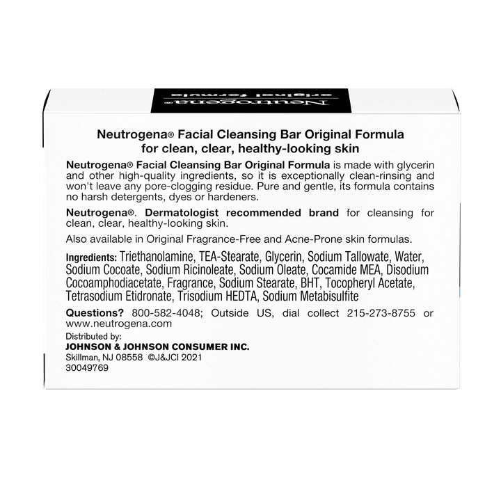 Neutrogena Facial Bar, Original Formula, 3.5 oz