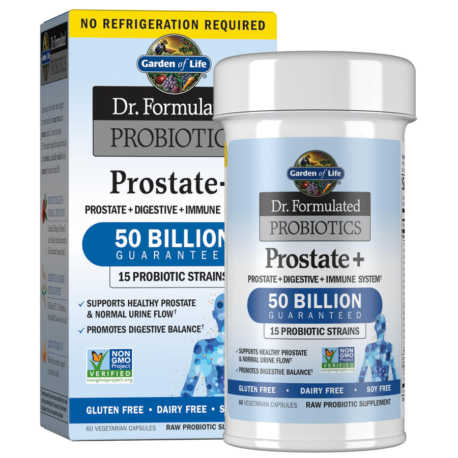 Garden of Life Dr. Formulated Probiotics Prostate+, 60 Count