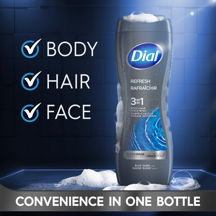 Dial Hair And Body Wash, Hydro Fresh, 16 fl oz