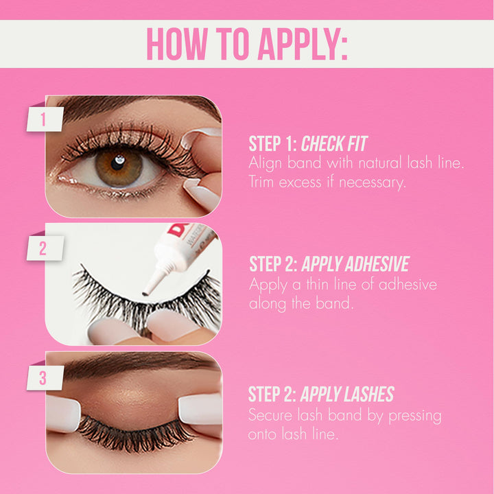 DUO Quick-Set Strip Lash Adhesive, Dark Tone, 0.5 oz