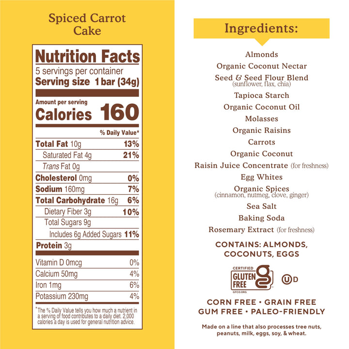 Simple Mills Dark Chocolate Almond Soft Baked Bars, 6 oz