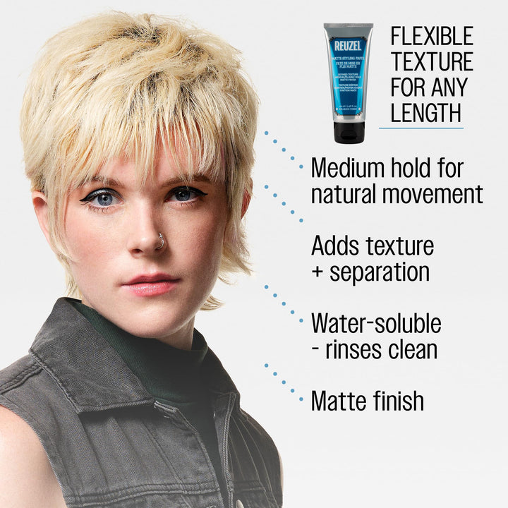 Reuzel Matte Styling Paste, 100 ml