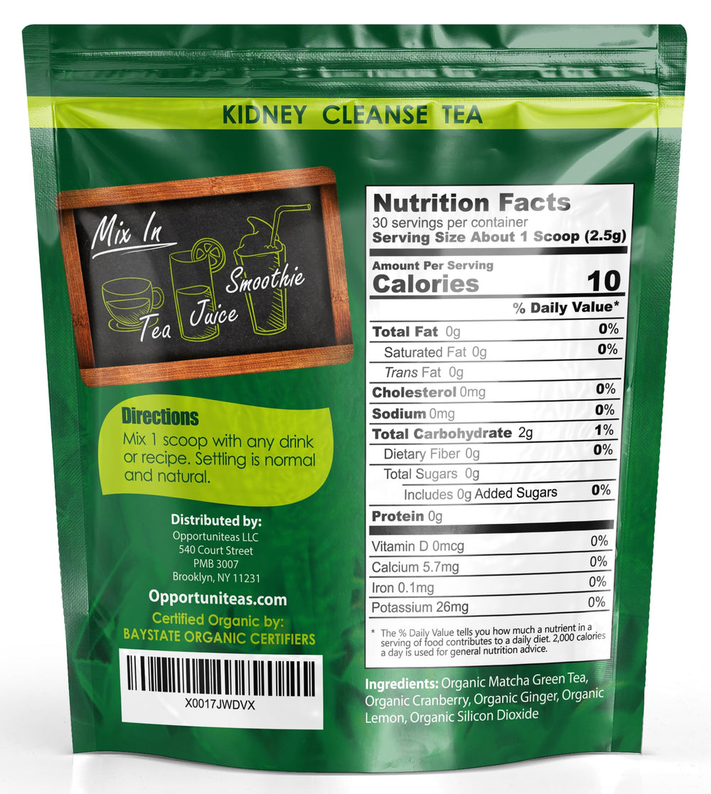 Opportuniteas Organic Kidney Cleanse Detox & Repair Tea Powder