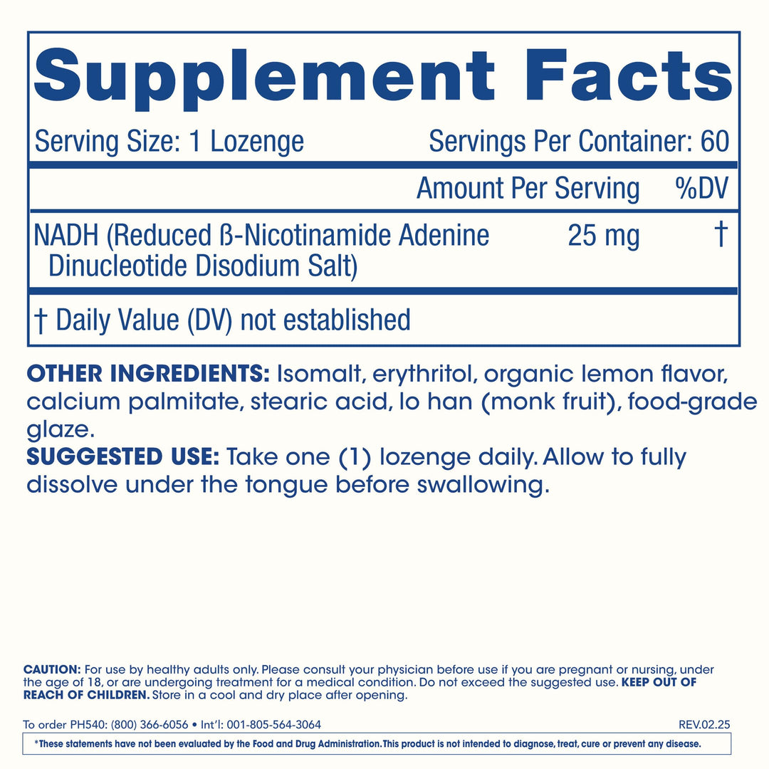 ProHealth NADH Pro, 25 mg, 60 Count