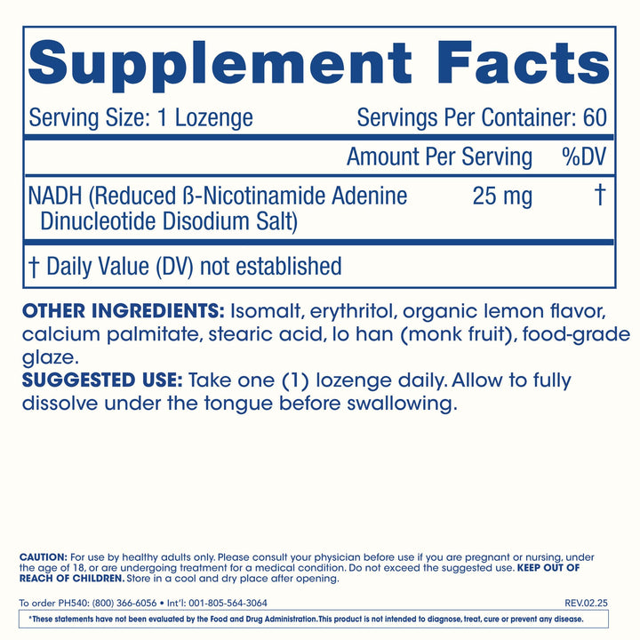 ProHealth NADH Pro, 25 mg, 60 Count