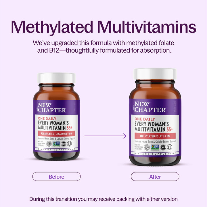 New Chapter Every Woman's One Daily 55+ Multivitamin, 48 Count