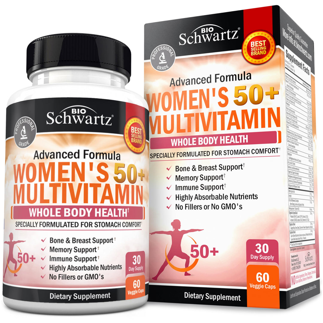 BioSchwartz Women's 50+ Multivitamin, 60 Count